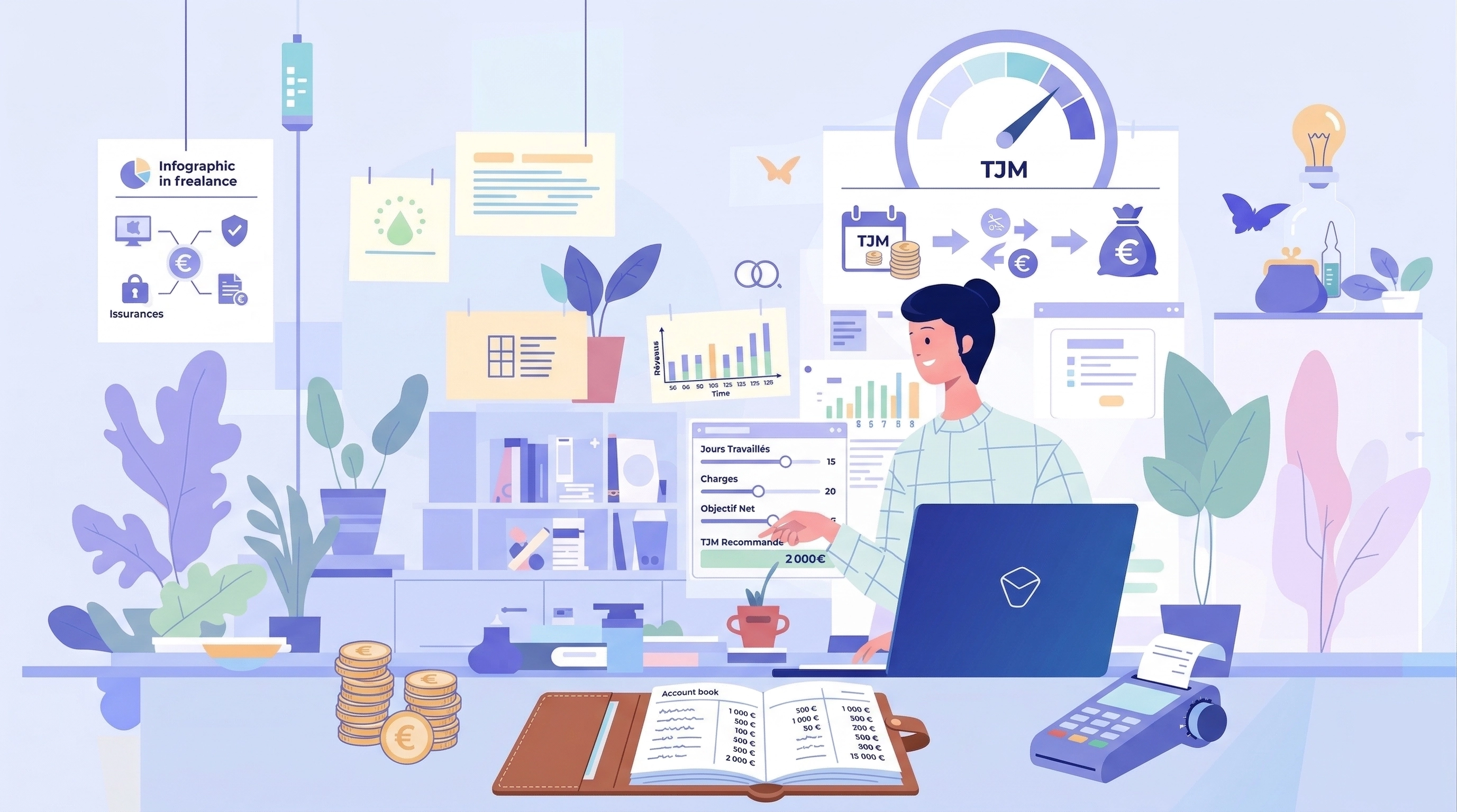 Quel TJM pour 2000€ net en freelance